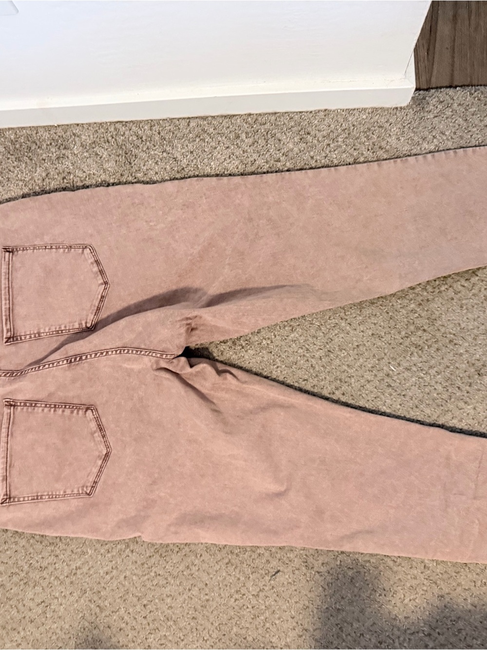 a.n.a Mauve Pink Straight Leg Jeans